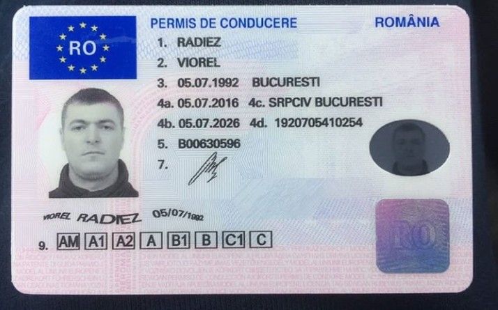 Carte de permis de conduire